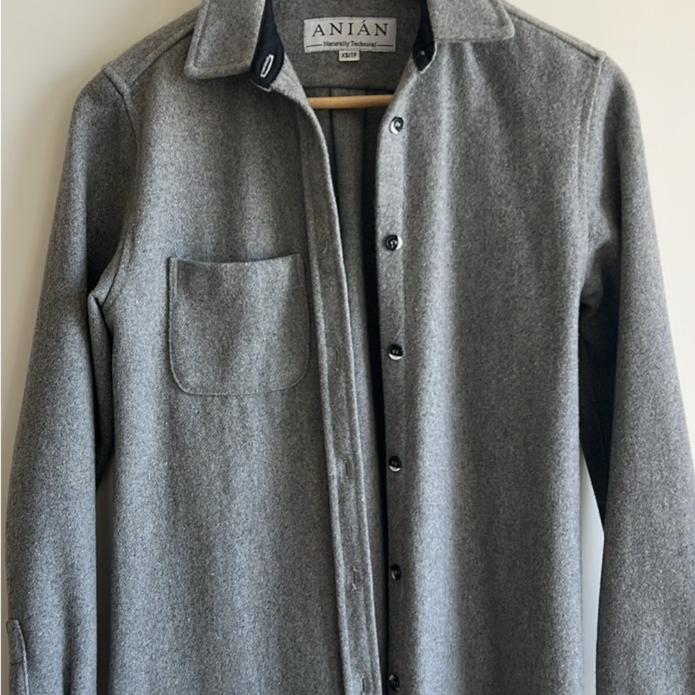 Anian Modern Melton Wool Women’s shirt Xs